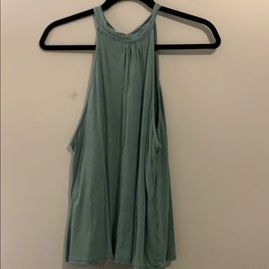 green tank top blouse